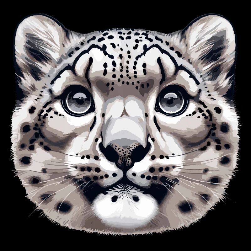 Schneeleopard Leopard Weißer Leopard