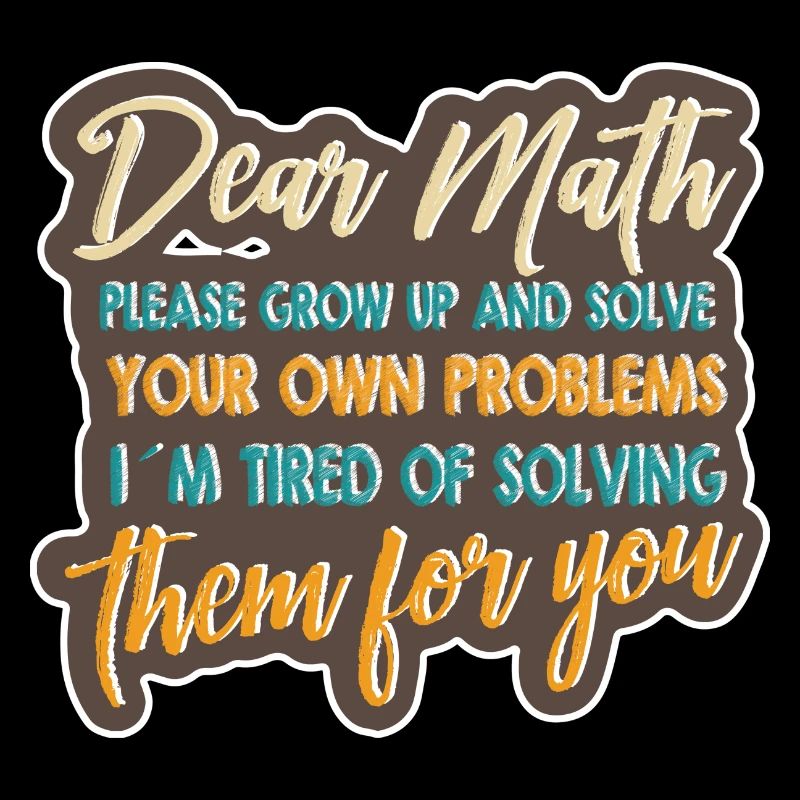 Lustiger Mathe Lehrer Spruch Mathematik