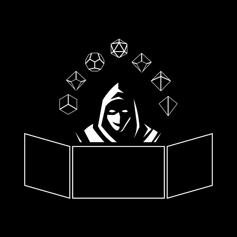 Jeu de dés polyédriques du maître du jeu
