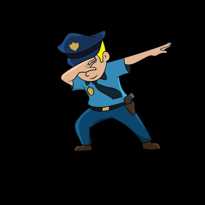 Policeman - DAB, dabben, dabbing, dancing