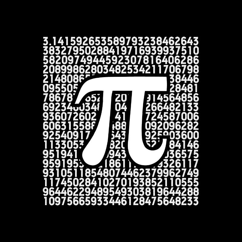 Maths de maths de cadeau de maths de pi