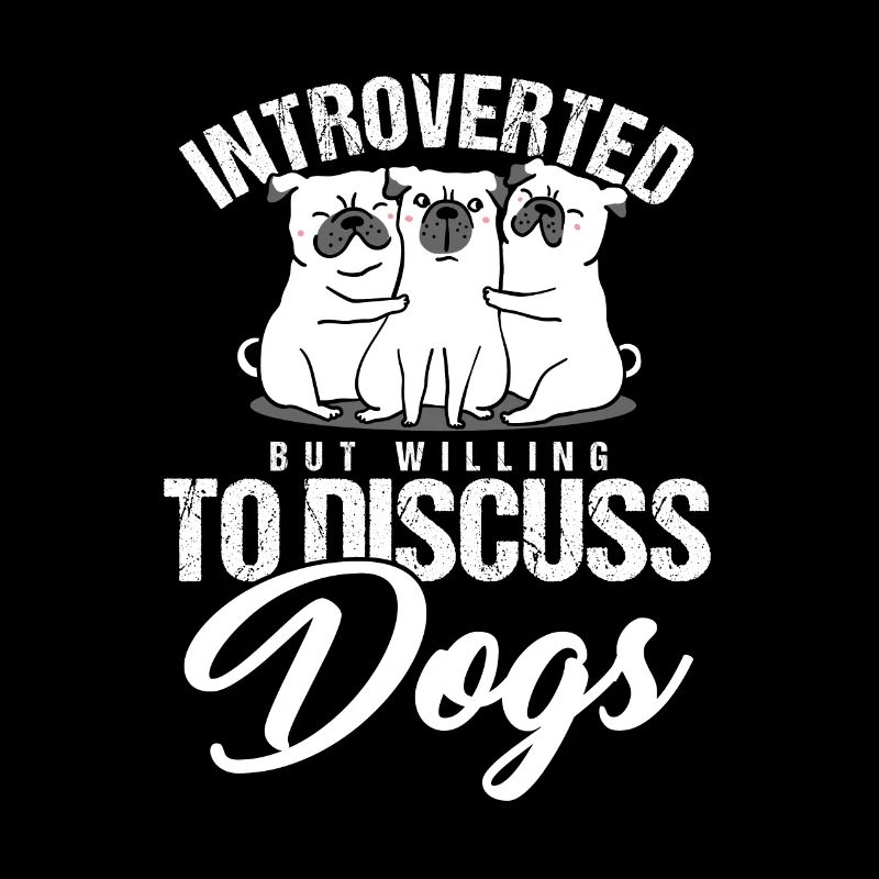 Introvert Introversion Animals Pets Doggie Gift