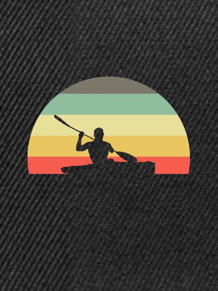 Retro Kajak Kayak Kajaker