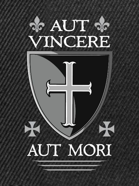 Templerschild + Templer-Zitat