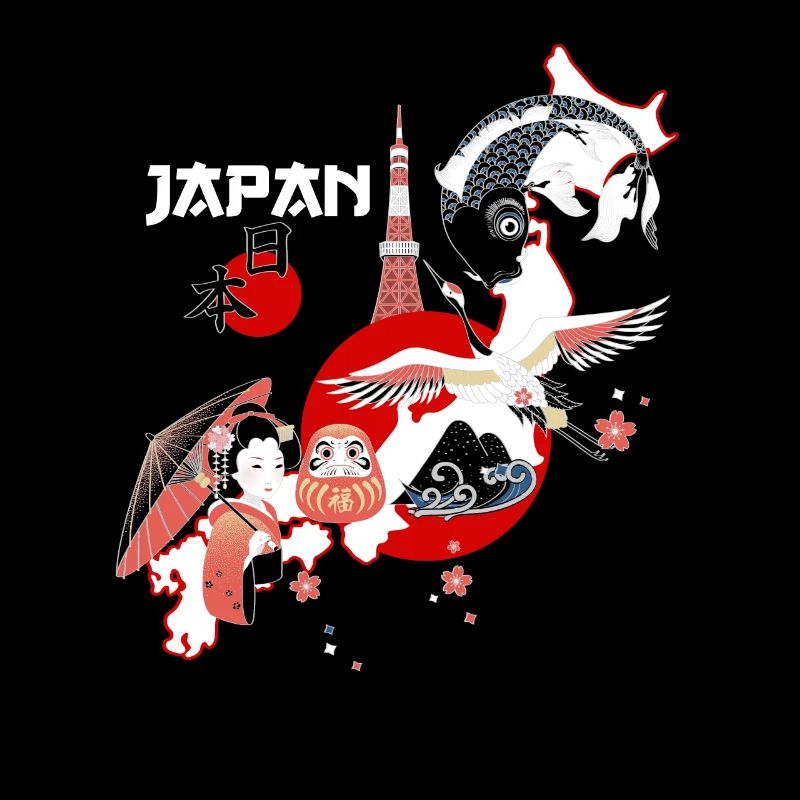 Cooles Japan Tradtions Design