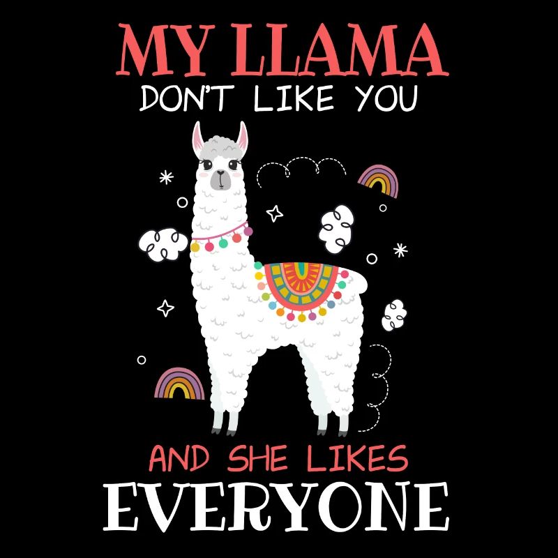 Funny Llama Alpaca Saying Design