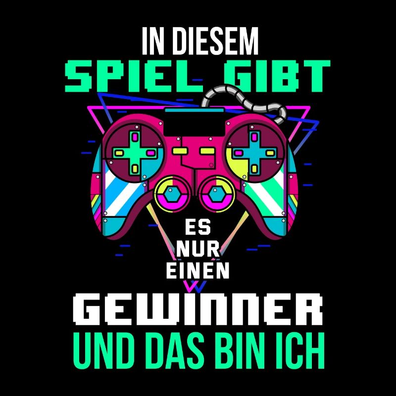 Witziges Gaming Zocker Spruch Design