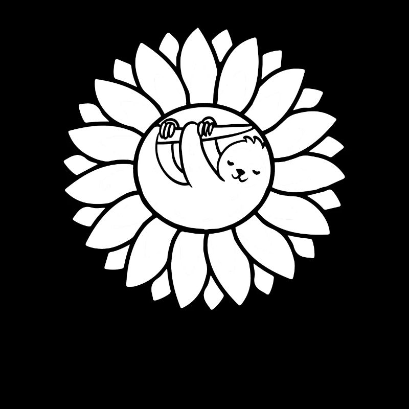 Sloth Sunflower
