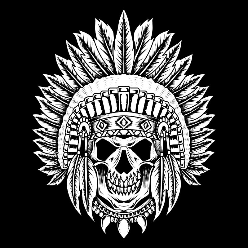 Indigenous Skull Skull