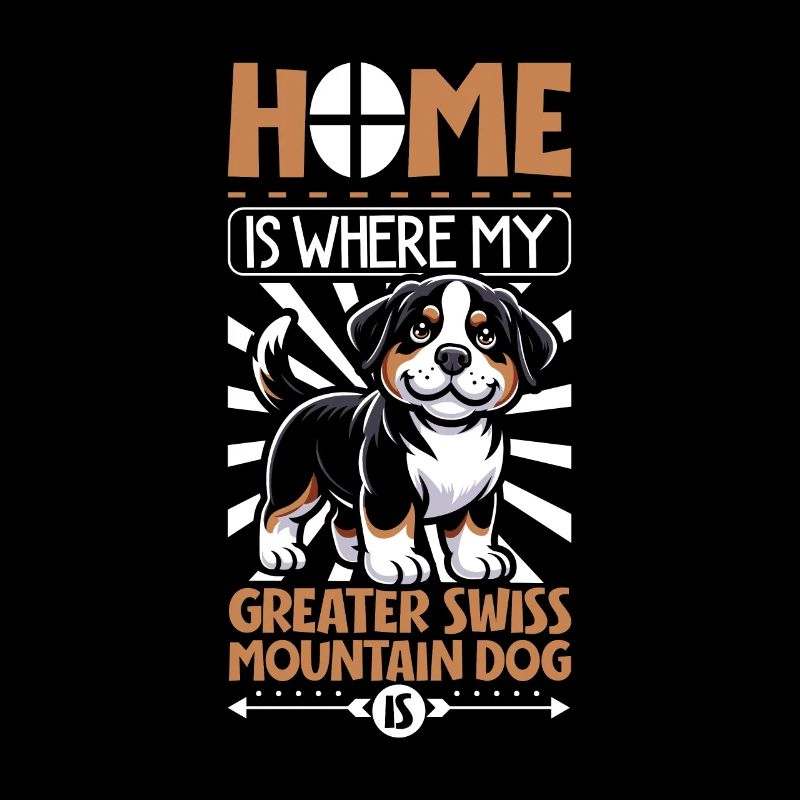 Zuhause - Großer Schweizer Sennenhund