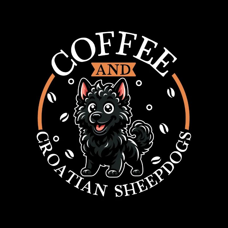 Kaffee und Kroatischer Schäferhund