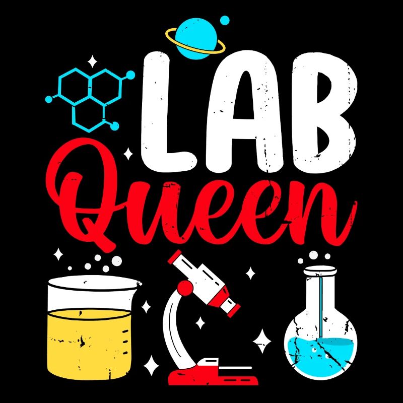 Lab Queen Laboratory Technician MLS CLS Funny