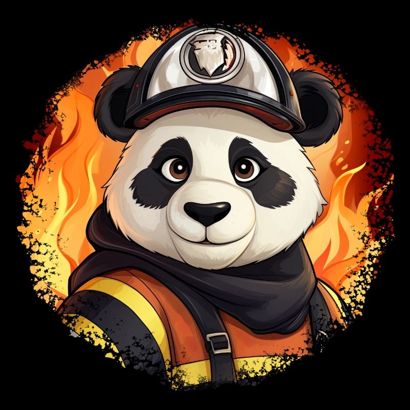 Pandas Fire Brigade / Firefighter Panda