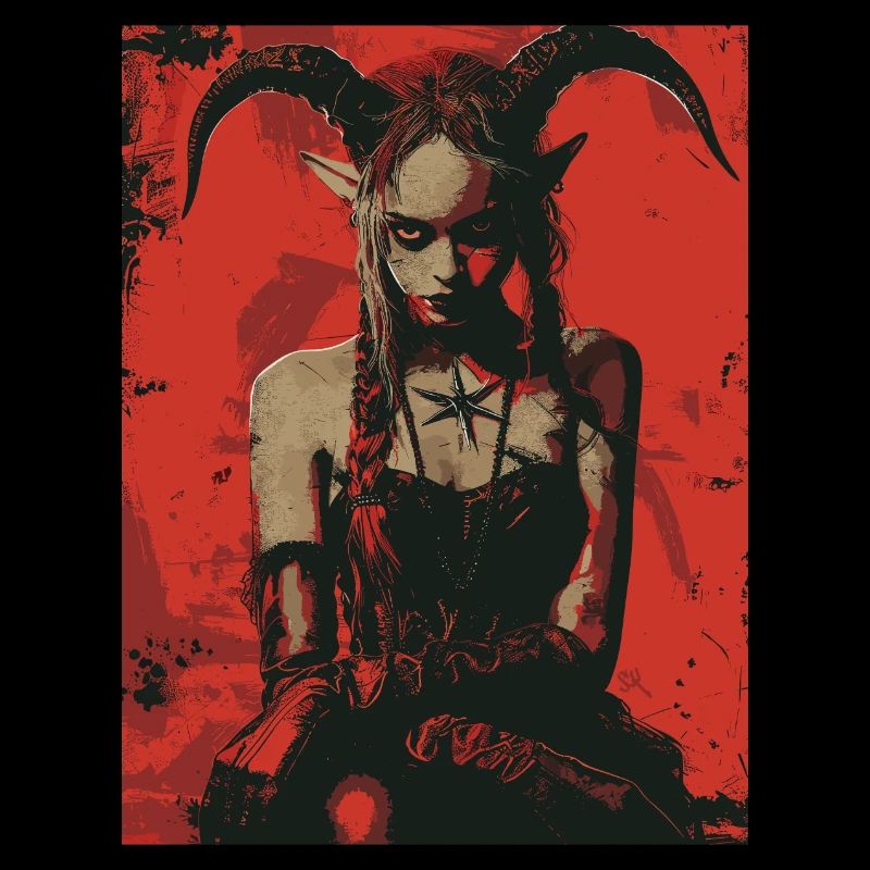 The Devil mit Pentagramm