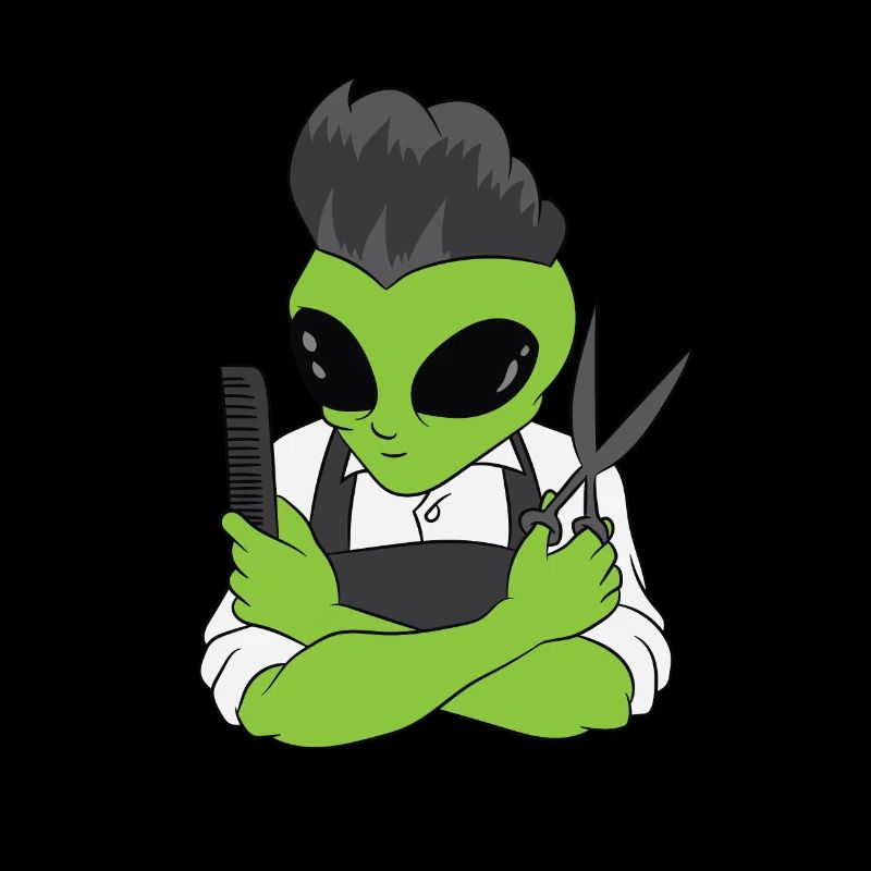 Friseur Alien