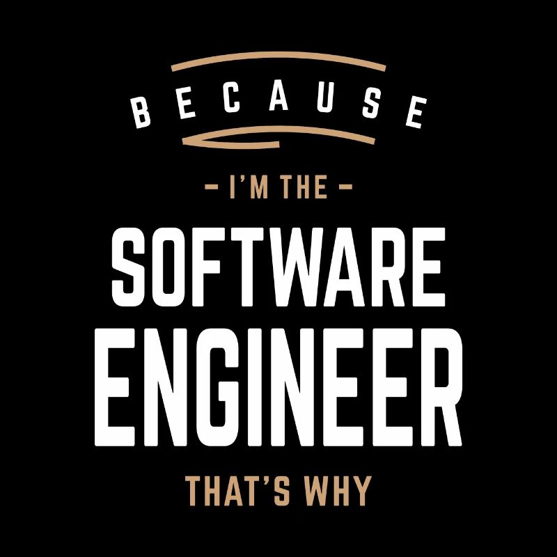 Weil ich der Software-Ingenieur bin, deshalb: