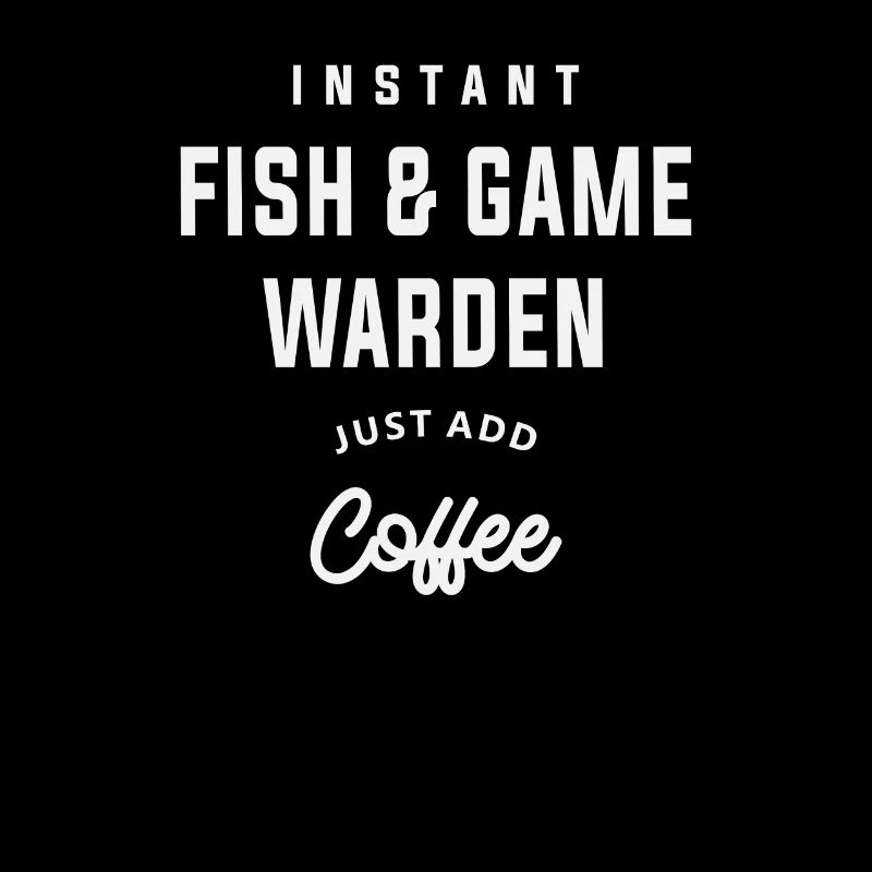 Garde-chasse et poisson alimenté au café