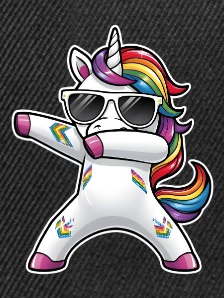 Dabbing Einhorn