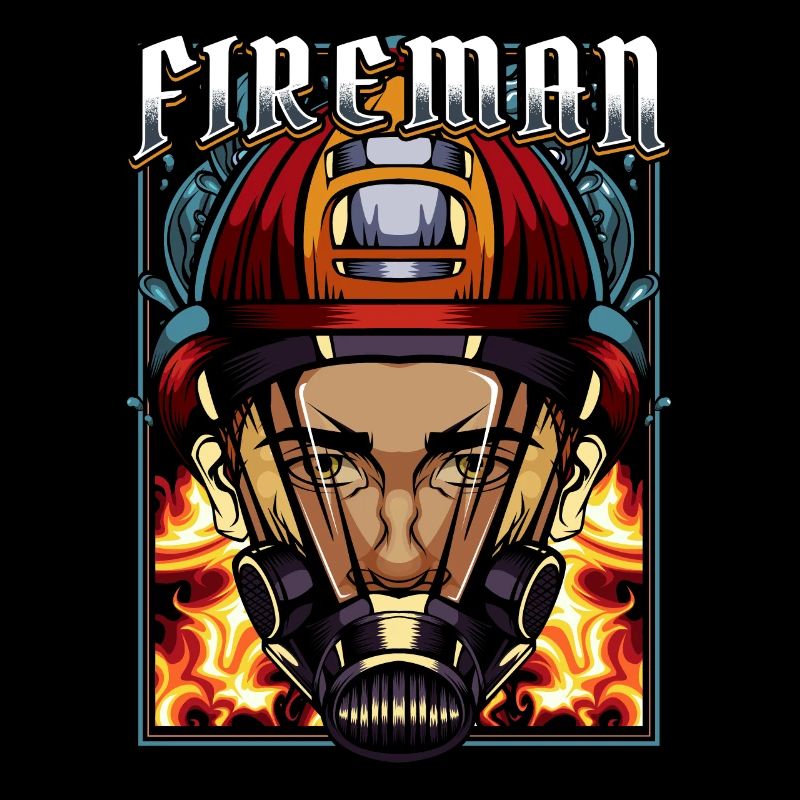 Firefighter Firefighter Respirator FFW gift idea