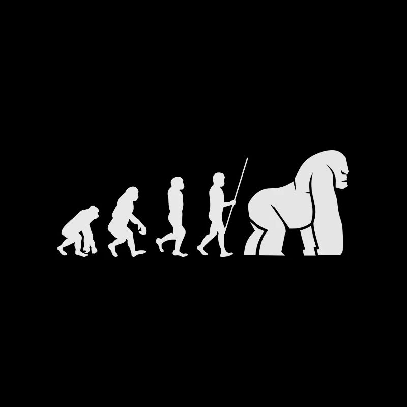 Gorilla Affe Geschenk an alle
