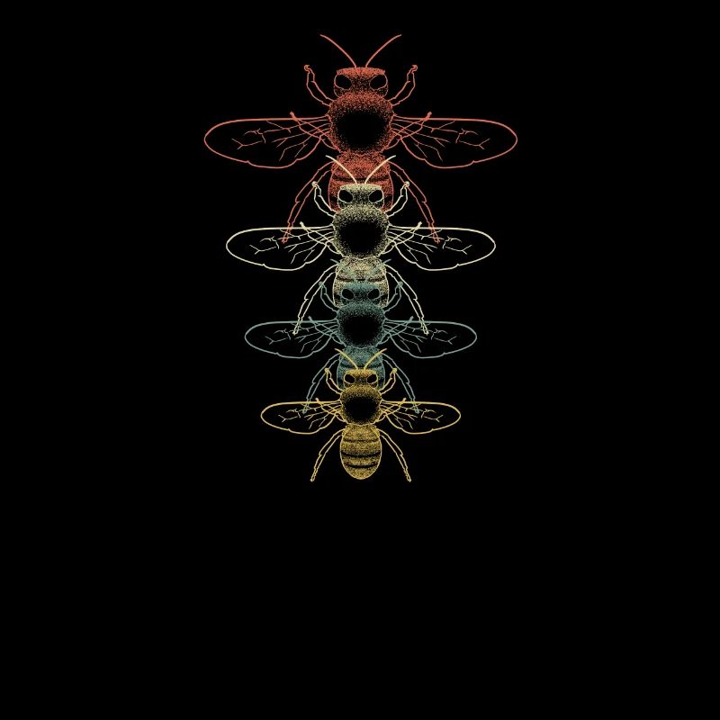 Retro Imker Bienen Geschenk