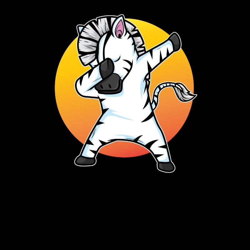 Dabbing Zebra Lustig Dab Tanz Geschenk Geburtstag