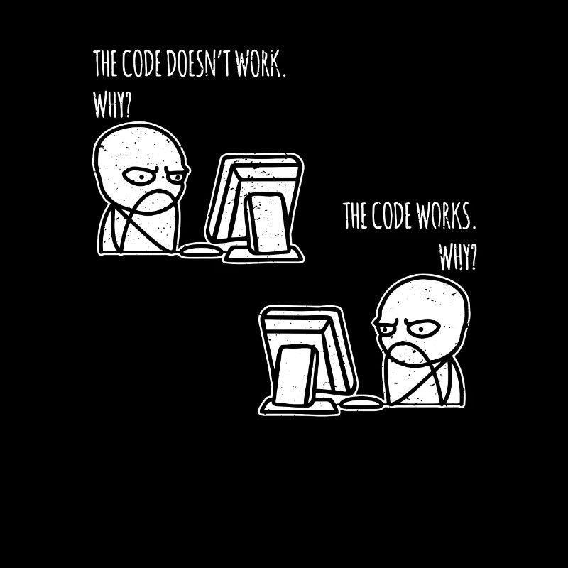 the code works why Programmer Computer Nerd