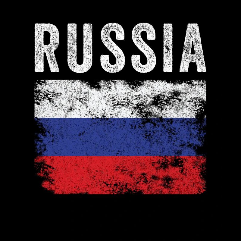 Drapeau russe en détresse - Drapeau russe