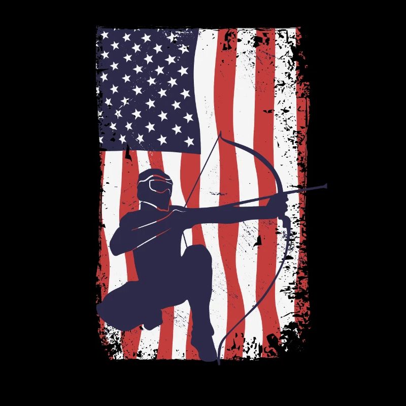 Arrowtag du drapeau américain