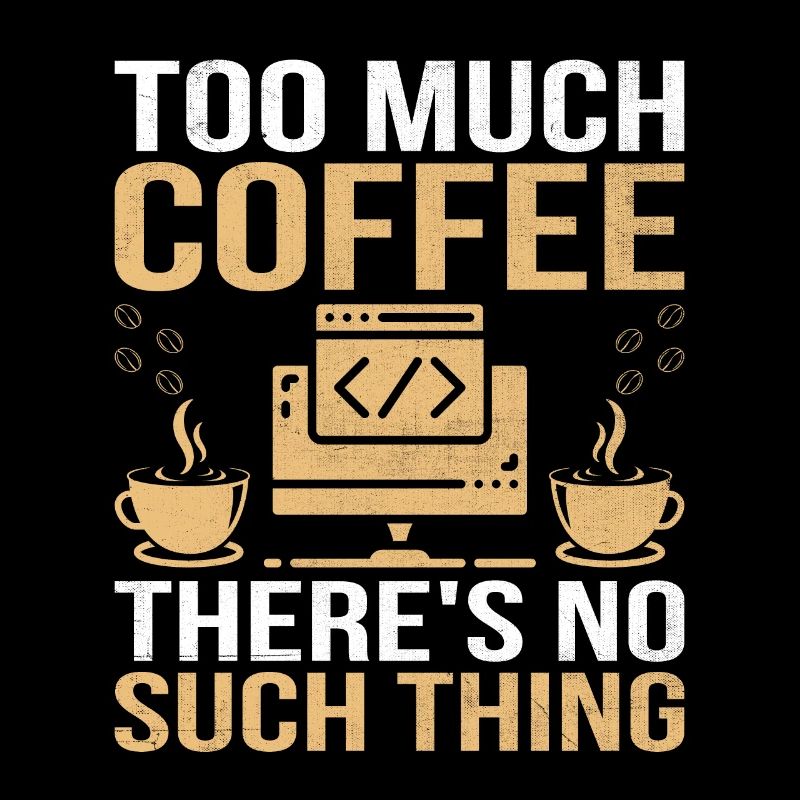 Kaffee-Codierung Programmierer Programmierer Entwickler Nerd Coff