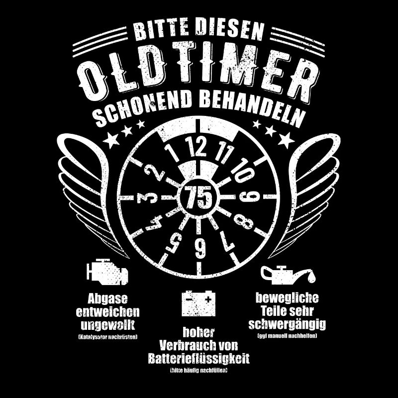 Oldtimer schonend behandeln - 75. Geburtstag