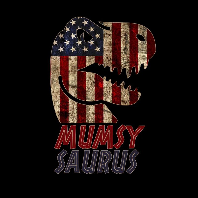 Patriotic Mumsy Dinosaur