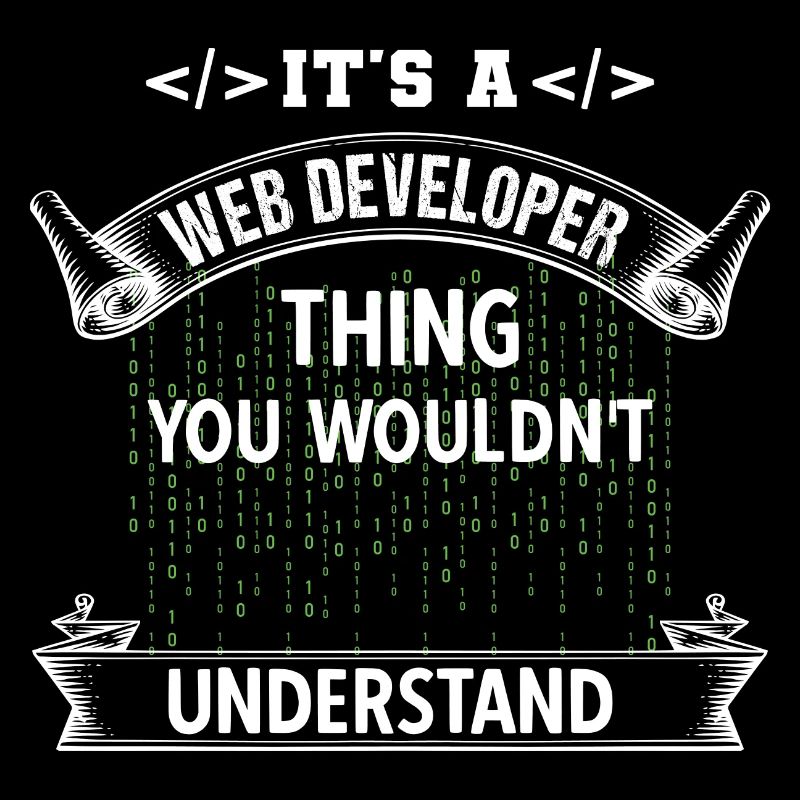 Webentwickler Programmierer Vintage Morgenroutine