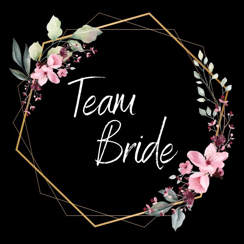 Team Bride Blumen Hochzeit Geschenk
