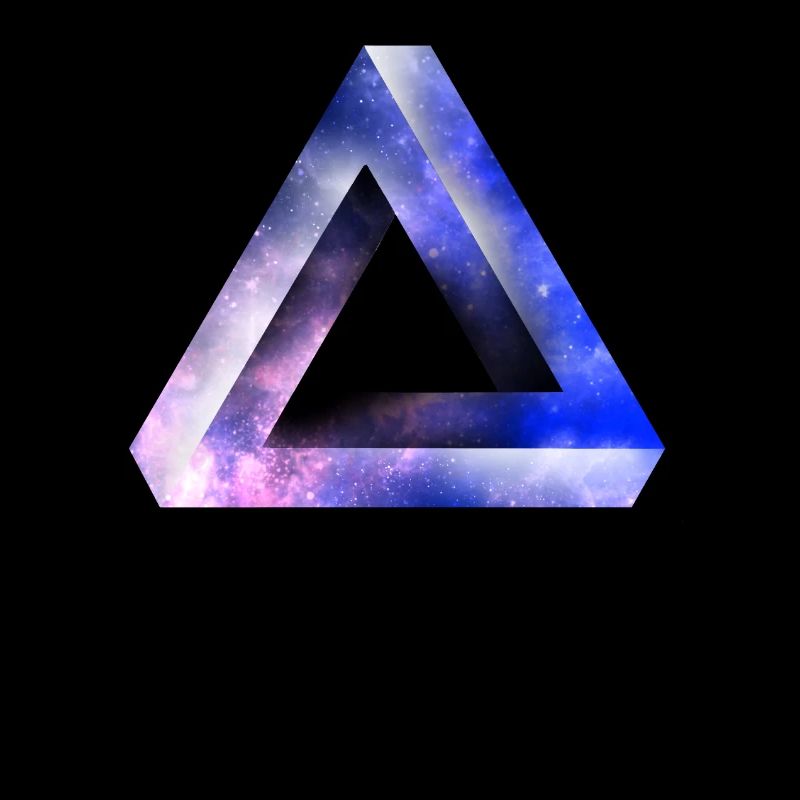optical illusion triangle