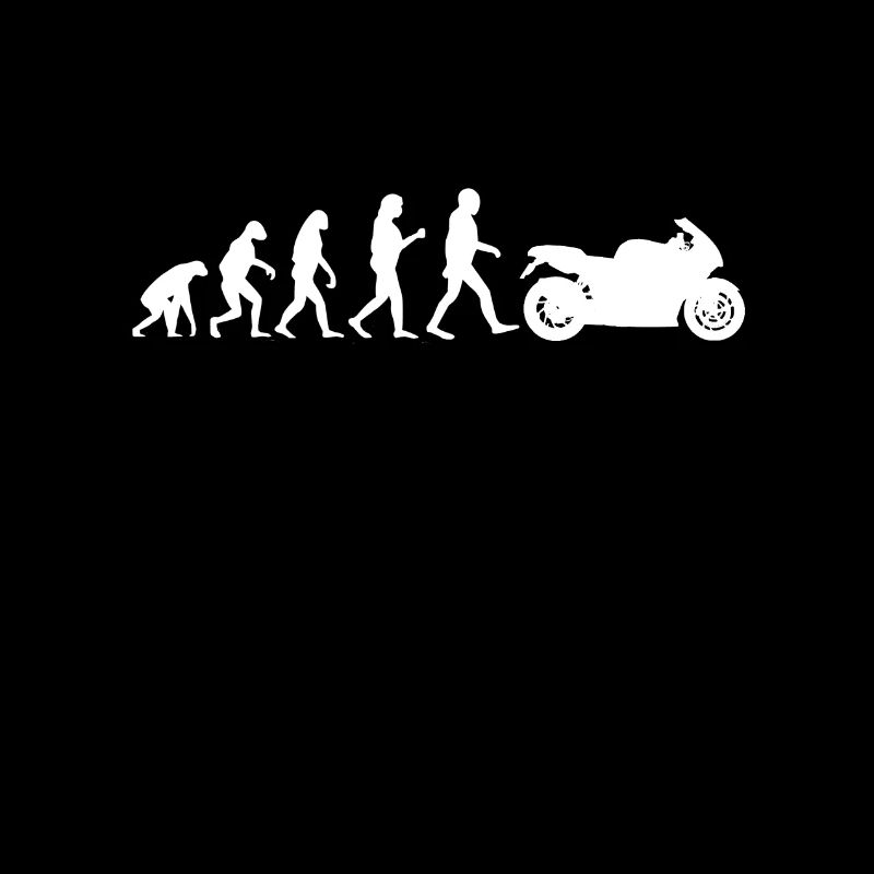 Motorrad Evolution Geschenk Motorradfahrer
