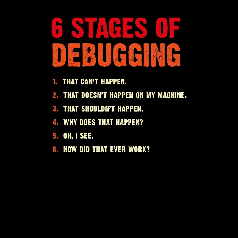 Entwickler Debugging Computer Scientist Geek Coder