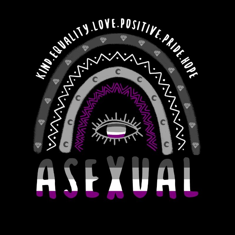 Boho Regenbogen Asexuell