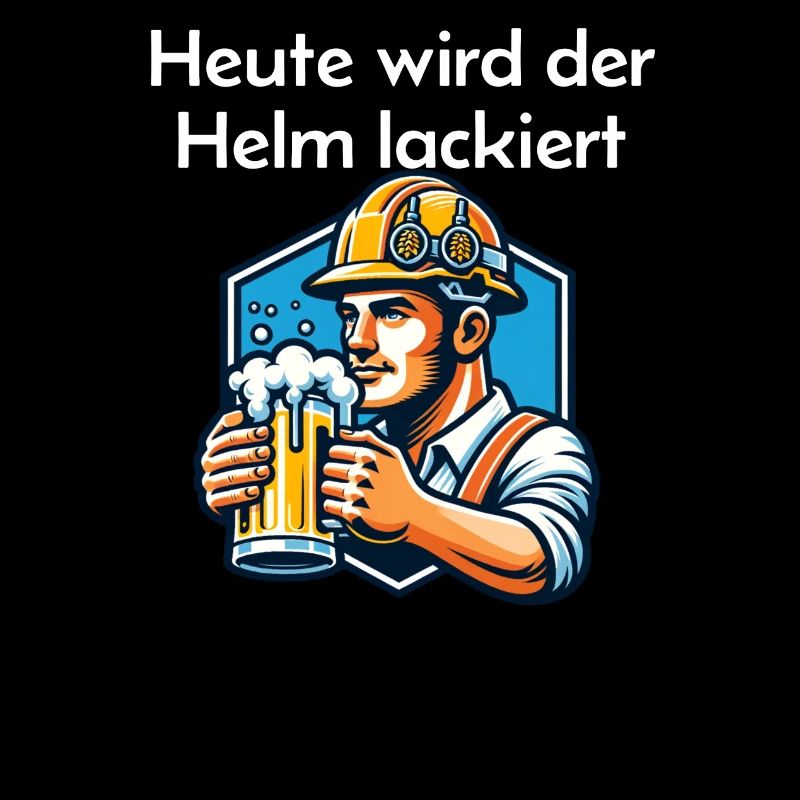 Bier - Heute wird der Helm lackiert Trinkspruch