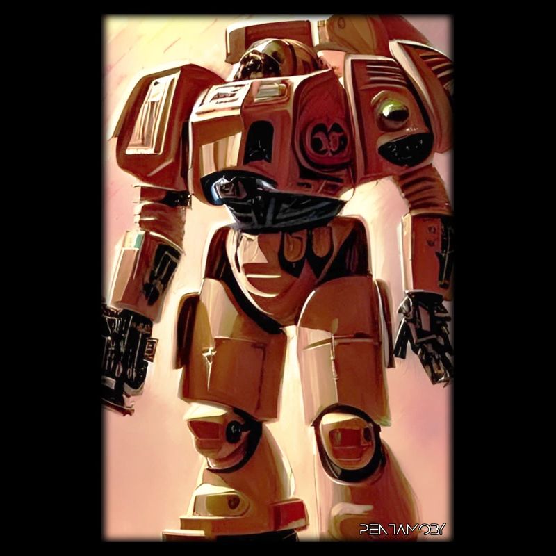 Kampfbot Roboter Supersoldat Maschine Krieger