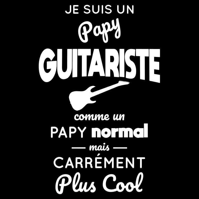 Papy guitariste comme un papy normal plus cool