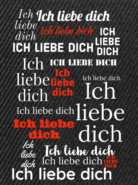 Ich liebe dich