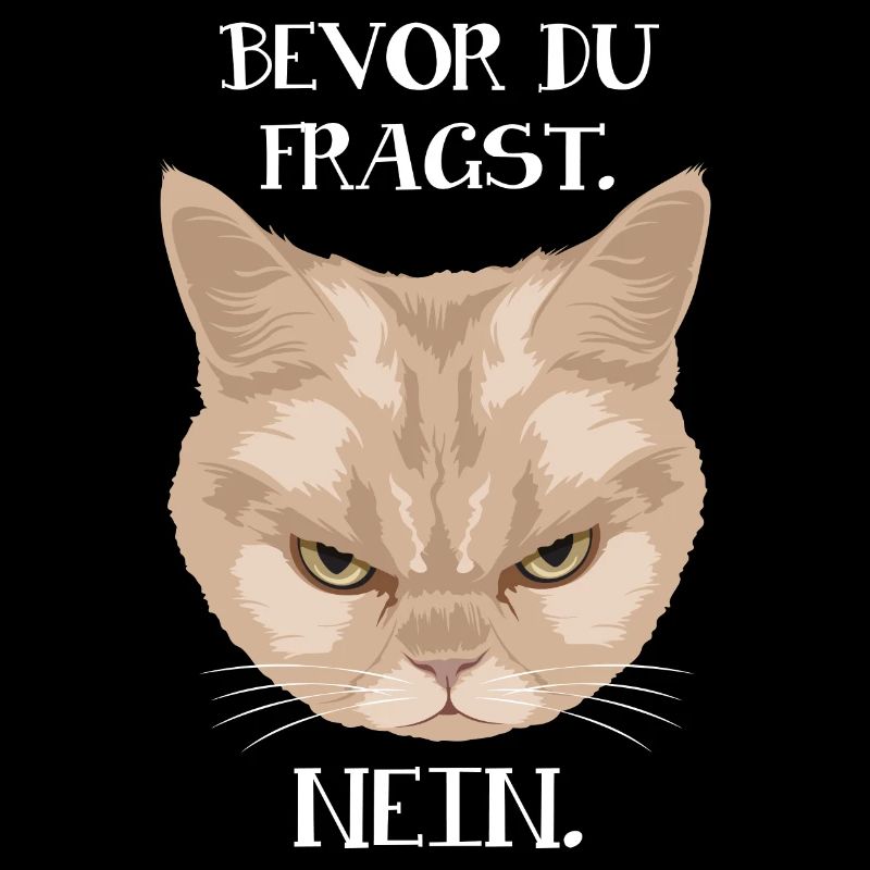 Grumpy Cat - Bevor du fragst_Nein (Katze)