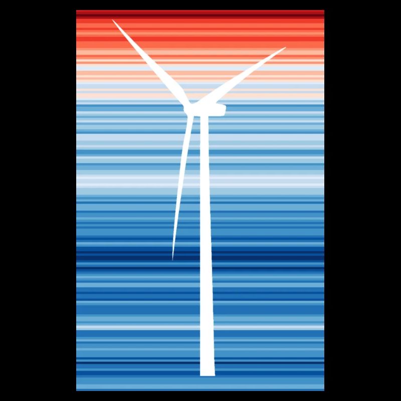WarmingStripes - Wind Energy
