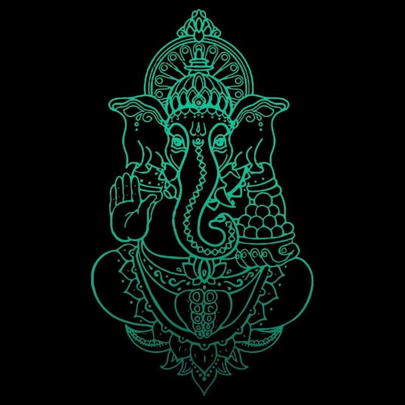 Psy Trance Psychedelic GOA Ganesha Shiva Buddha