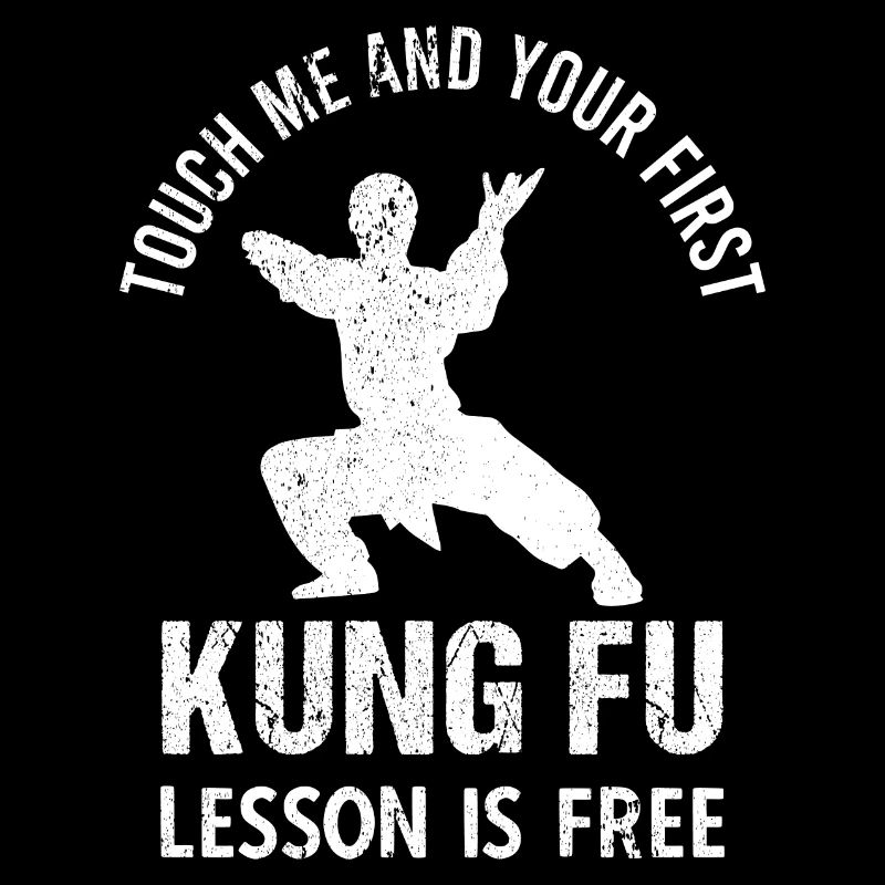 Kung Fu Shaolin Vintage Kampfkunst Sprüche