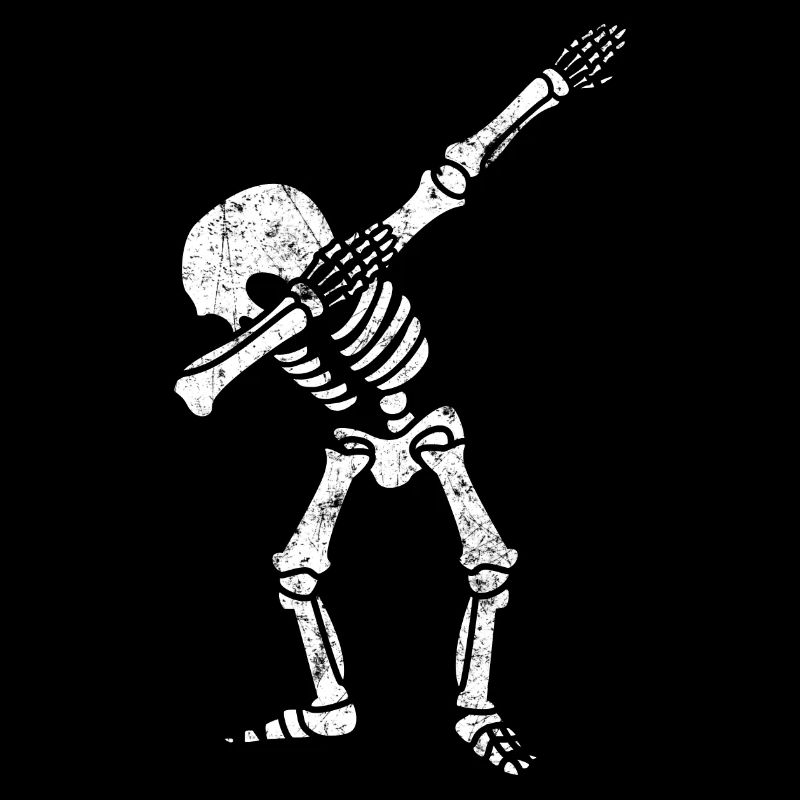 Dabbing skeleton
