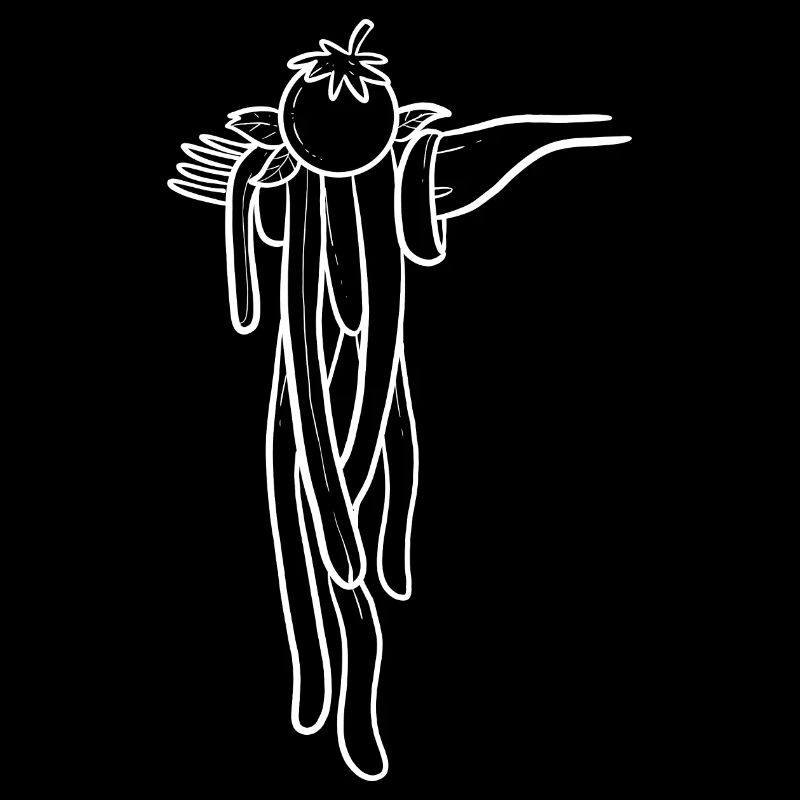 Spaghetti on the fork head chef gift