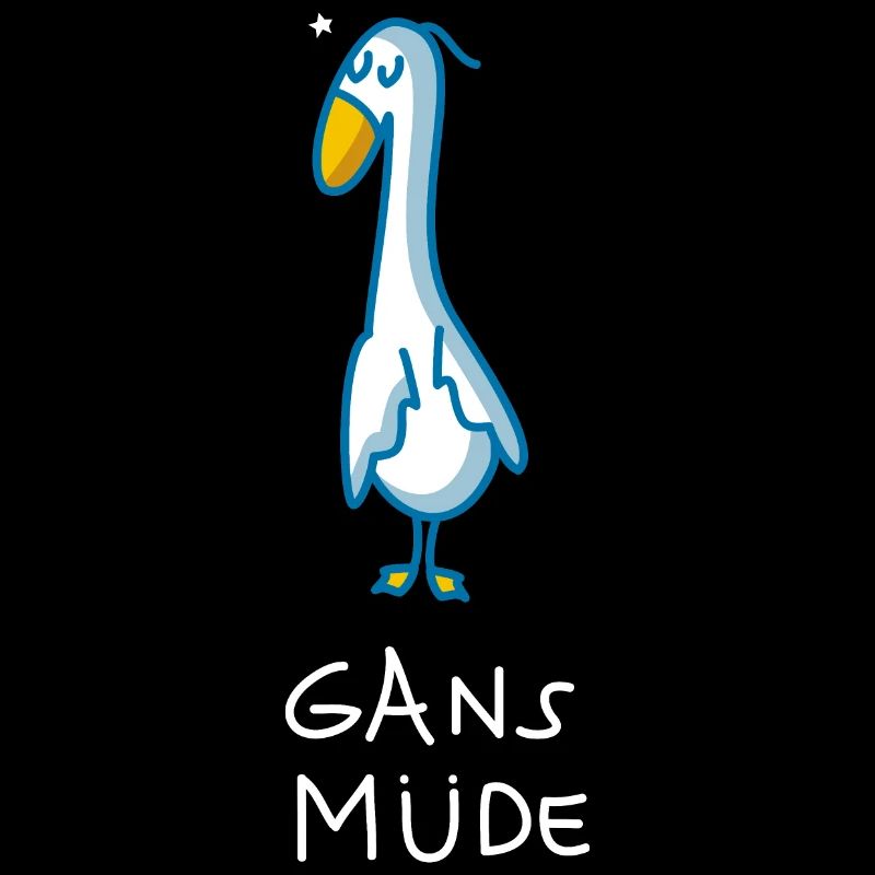 Gans müde