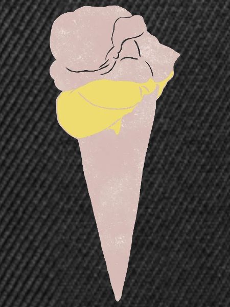 Eis Linoldruck